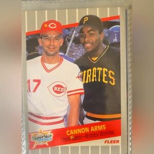 RARE !!! 1 of 1 Super star special card Vintage.. Chris Sabo and Bobby Bonilla